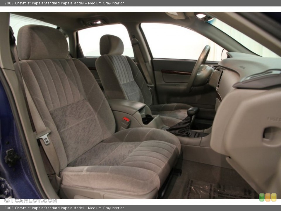 Medium Gray Interior Front Seat for the 2003 Chevrolet Impala  #90002051