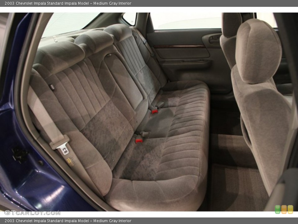Medium Gray Interior Rear Seat for the 2003 Chevrolet Impala  #90002072