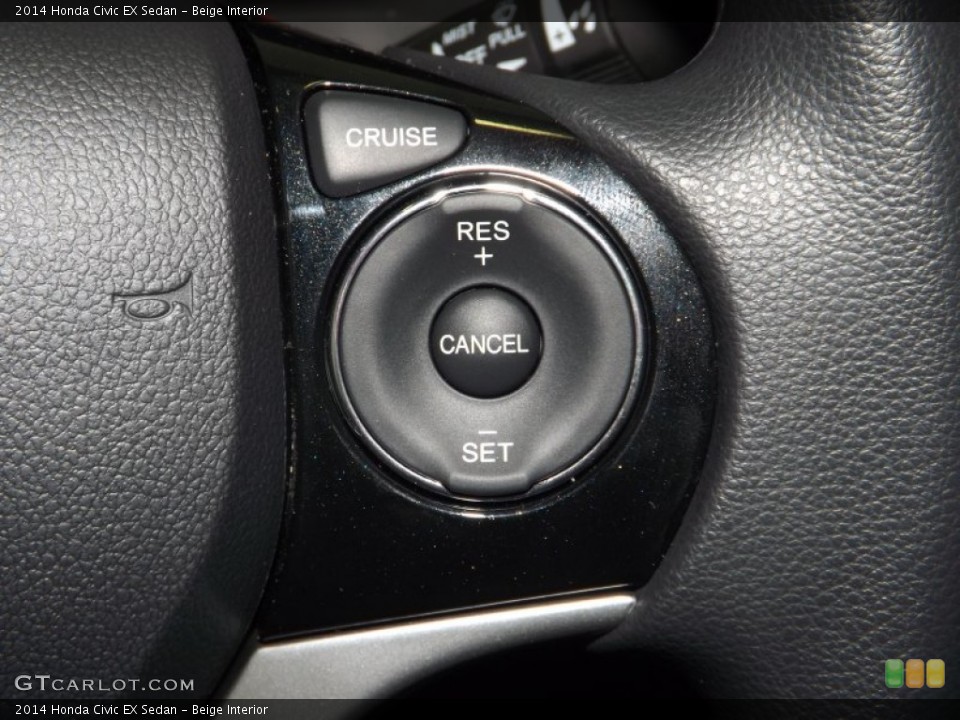 Beige Interior Controls for the 2014 Honda Civic EX Sedan #90003800