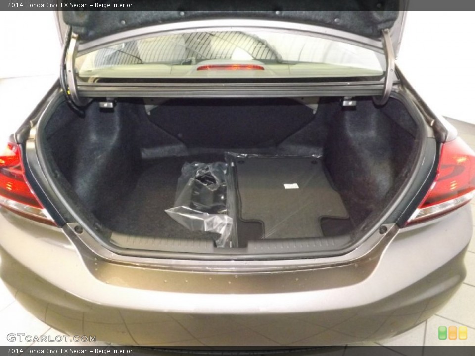 Beige Interior Trunk for the 2014 Honda Civic EX Sedan #90003926
