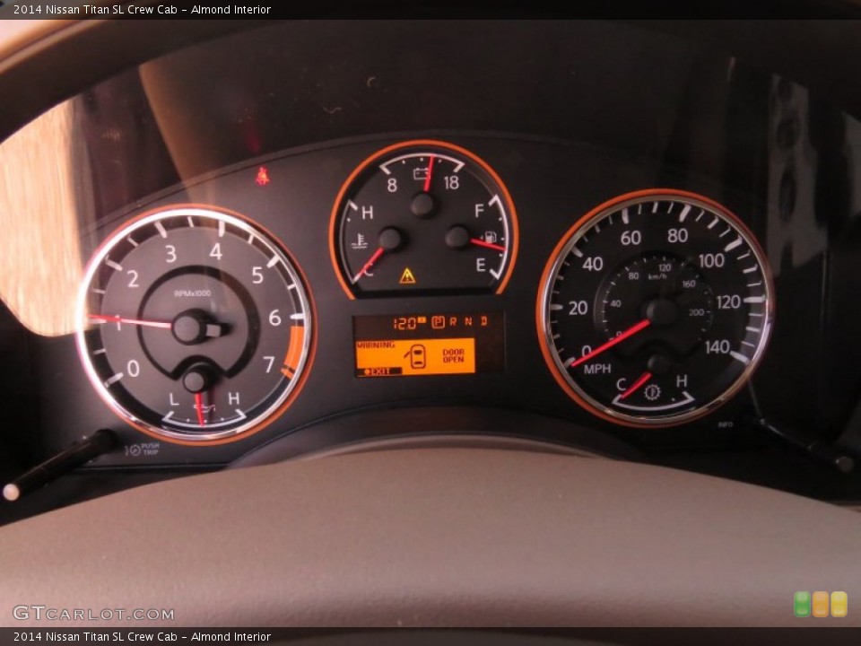 Almond Interior Gauges for the 2014 Nissan Titan SL Crew Cab #90004376