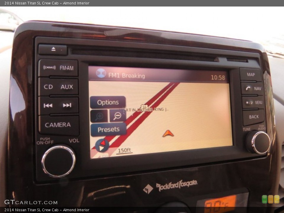 Almond Interior Navigation for the 2014 Nissan Titan SL Crew Cab #90004430