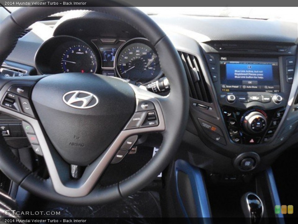 Black Interior Dashboard for the 2014 Hyundai Veloster Turbo #90004520