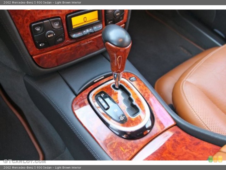 Light Brown Interior Transmission for the 2002 Mercedes-Benz S 600 Sedan #90011033