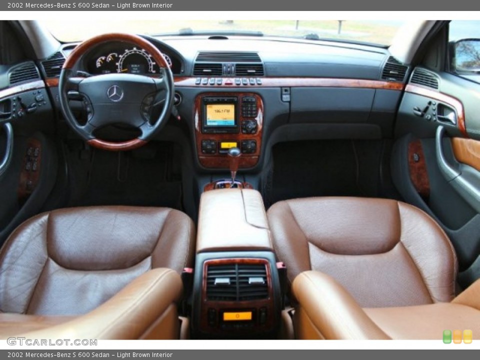 Light Brown Interior Photo for the 2002 Mercedes-Benz S 600 Sedan #90011051