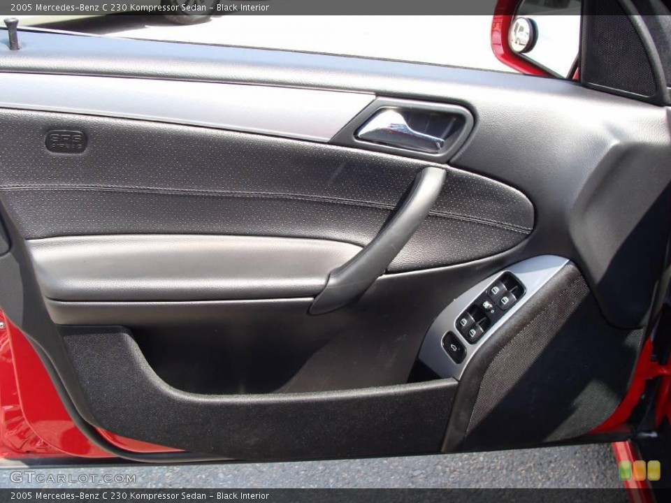 Black Interior Door Panel for the 2005 Mercedes-Benz C 230 Kompressor Sedan #9001125