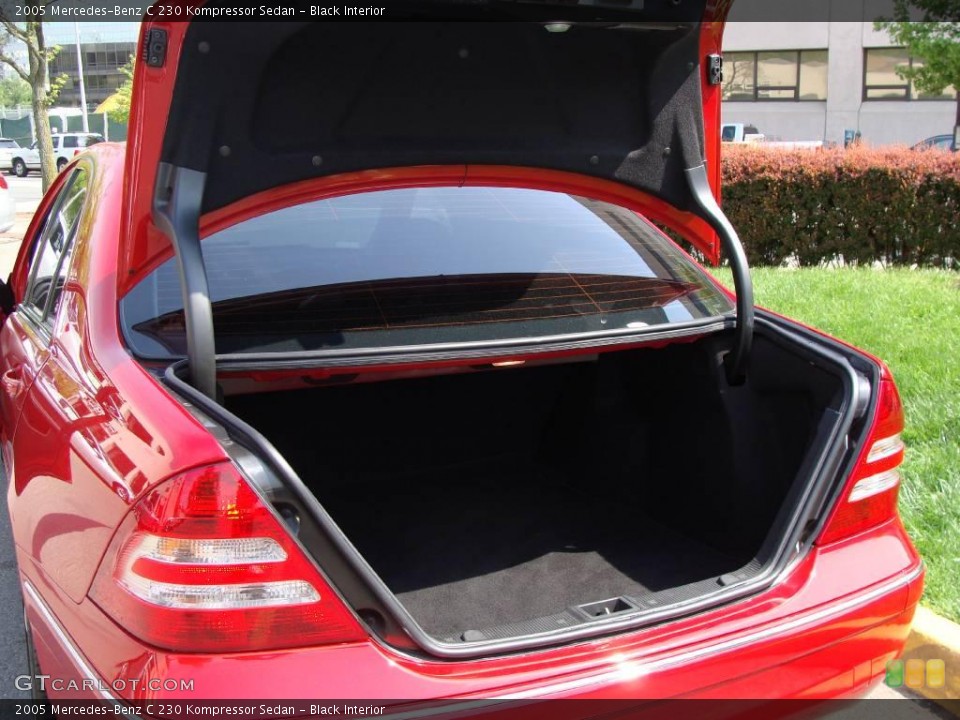 Black Interior Trunk for the 2005 Mercedes-Benz C 230 Kompressor Sedan #9001225