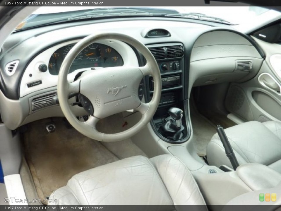 Medium Graphite 1997 Ford Mustang Interiors