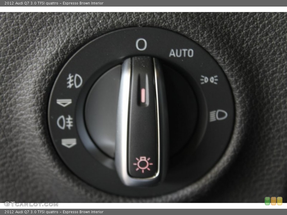 Espresso Brown Interior Controls for the 2012 Audi Q7 3.0 TFSI quattro #90013505