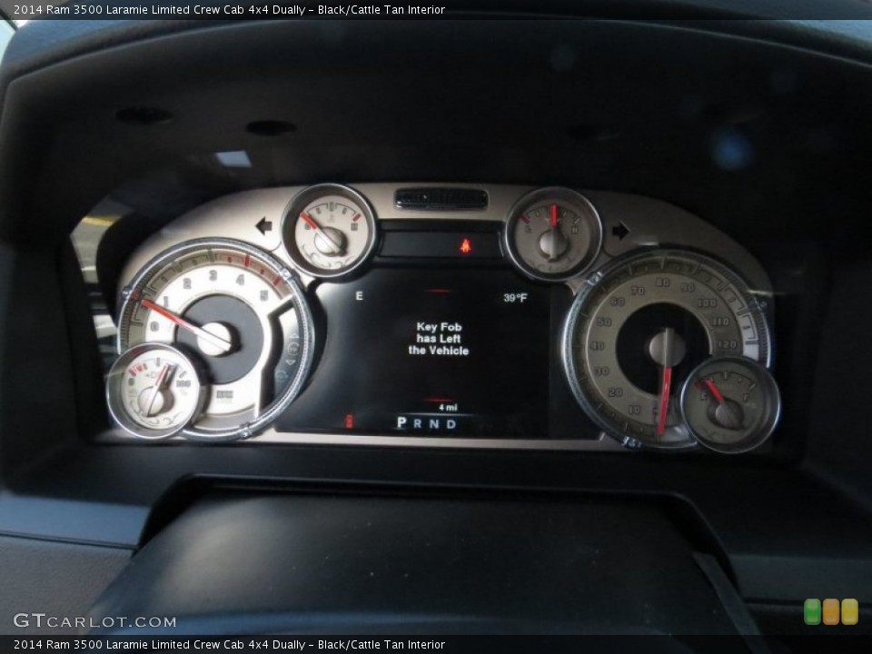 Black/Cattle Tan Interior Gauges for the 2014 Ram 3500 Laramie Limited Crew Cab 4x4 Dually #90013631