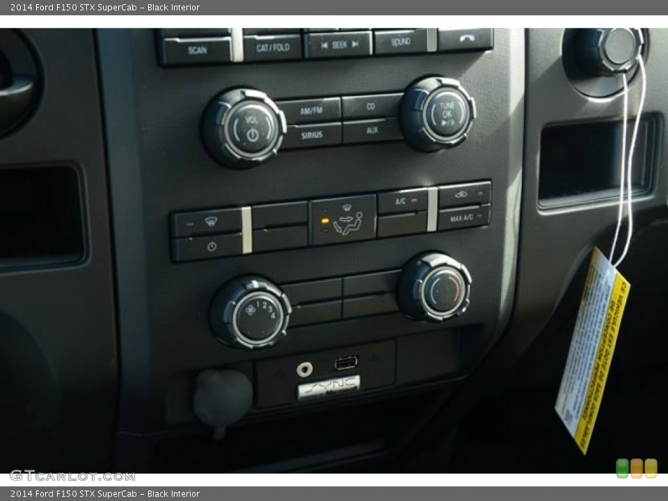 Black Interior Controls for the 2014 Ford F150 STX SuperCab #90015719