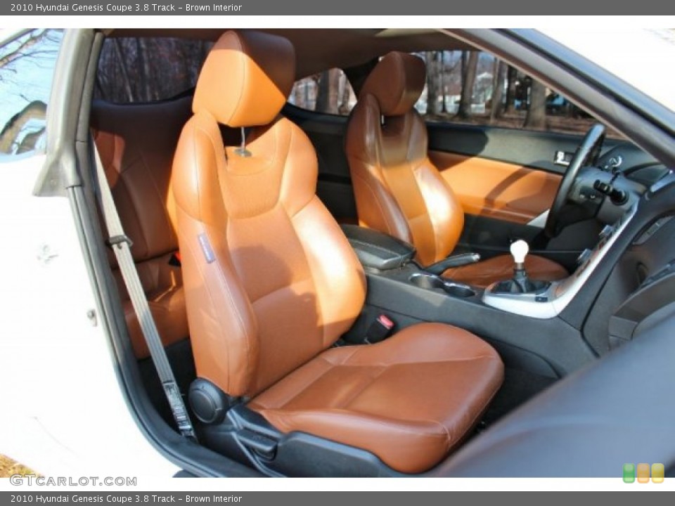 Brown 2010 Hyundai Genesis Coupe Interiors