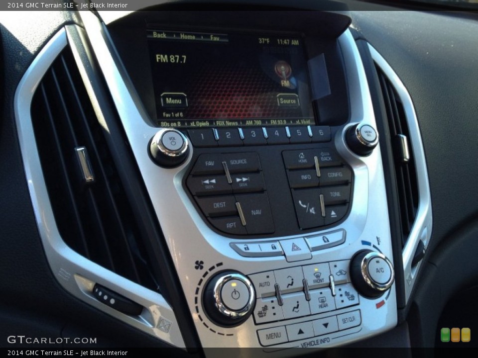 Jet Black Interior Controls for the 2014 GMC Terrain SLE #90019000