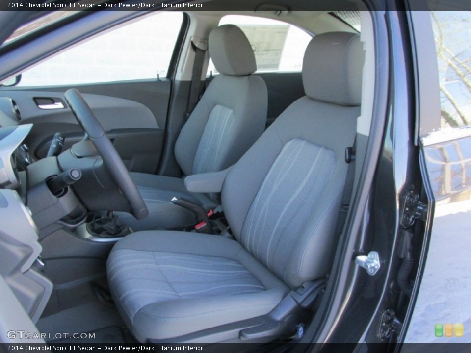 Dark Pewter/Dark Titanium Interior Front Seat for the 2014 Chevrolet Sonic LT Sedan #90019738