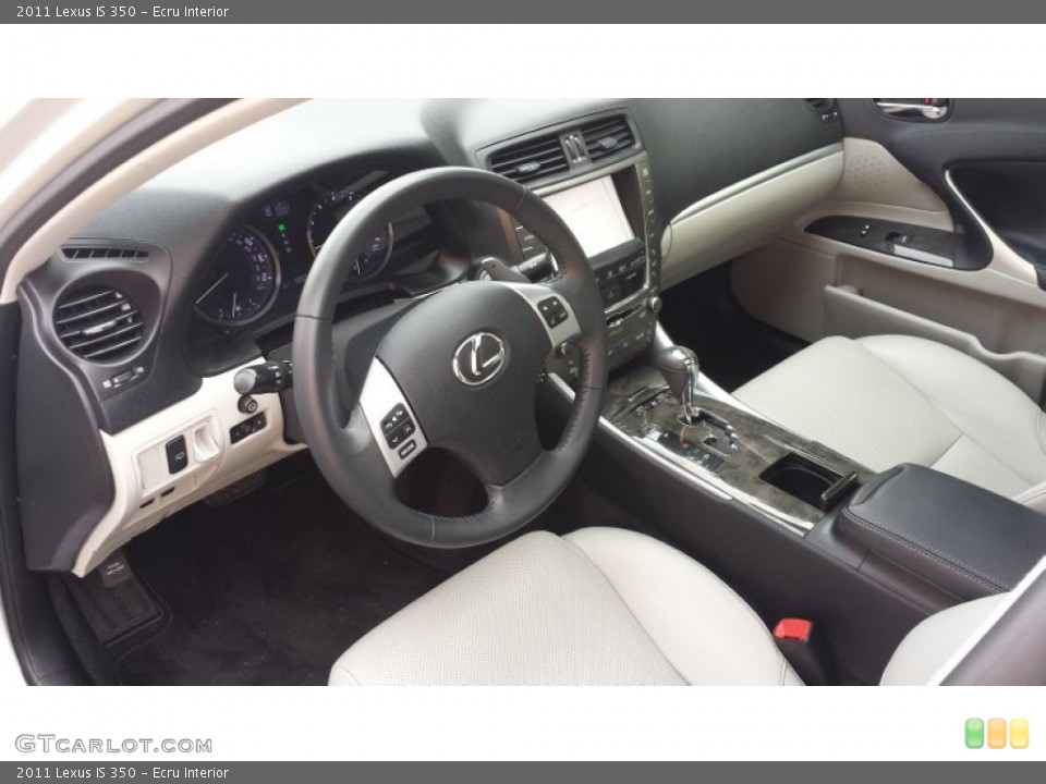 Ecru Interior Prime Interior for the 2011 Lexus IS 350 #90021763