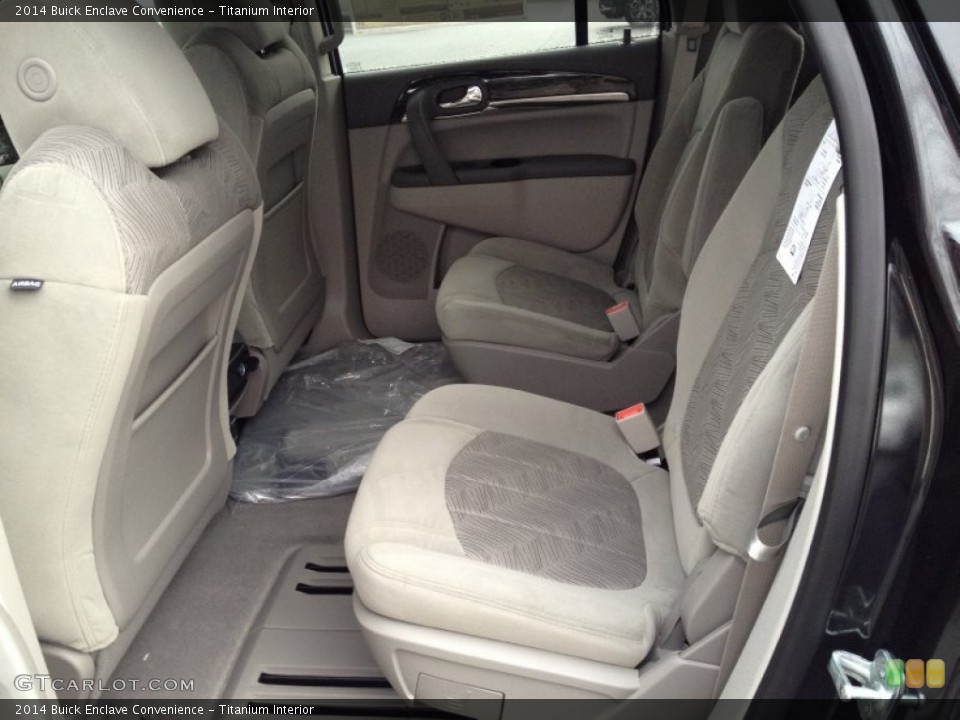 Titanium Interior Rear Seat for the 2014 Buick Enclave Convenience #90025219