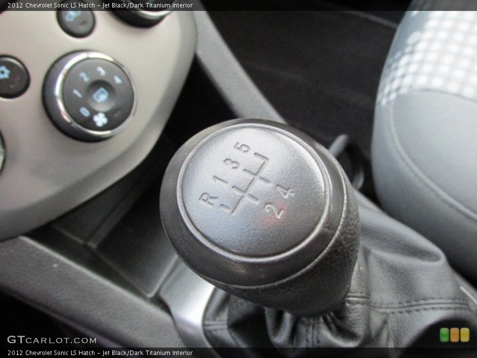 Jet Black/Dark Titanium Interior Transmission for the 2012 Chevrolet Sonic LS Hatch #90028450