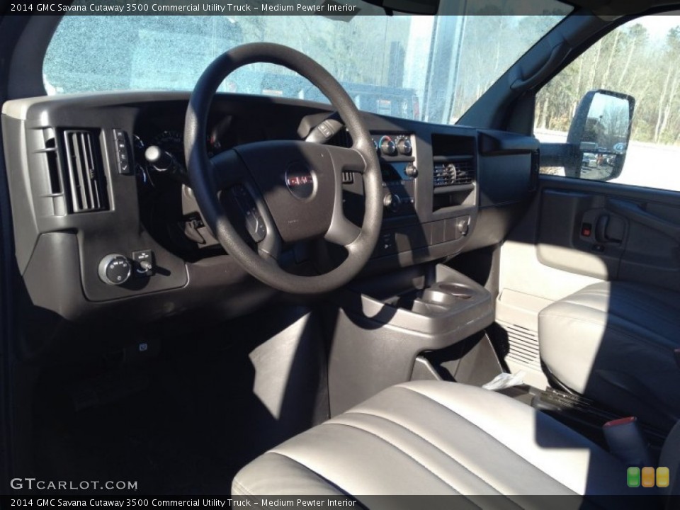 Medium Pewter Interior Photo for the 2014 GMC Savana Cutaway 3500 Commercial Utility Truck #90030352