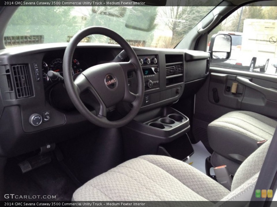 Medium Pewter Interior Photo for the 2014 GMC Savana Cutaway 3500 Commercial Utility Truck #90032869