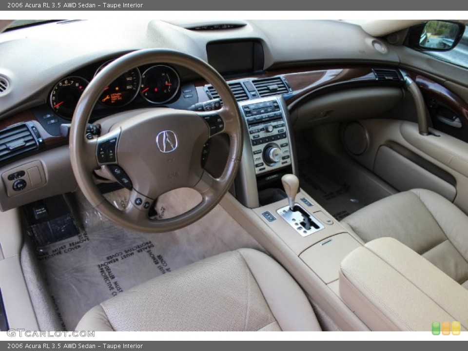 Taupe Interior Photo for the 2006 Acura RL 3.5 AWD Sedan #90033172