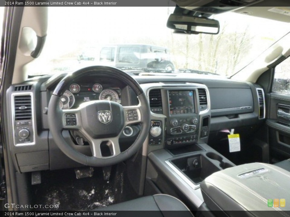 Black Interior Dashboard for the 2014 Ram 1500 Laramie Limited Crew Cab 4x4 #90038782