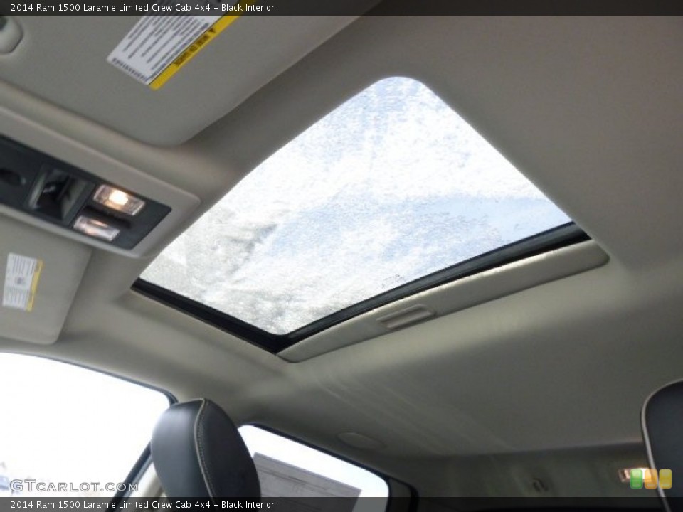 Black Interior Sunroof for the 2014 Ram 1500 Laramie Limited Crew Cab 4x4 #90038800