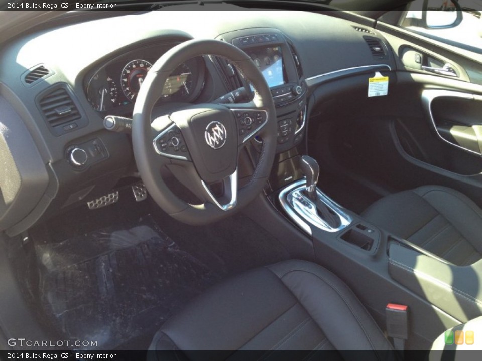 Ebony 2014 Buick Regal Interiors