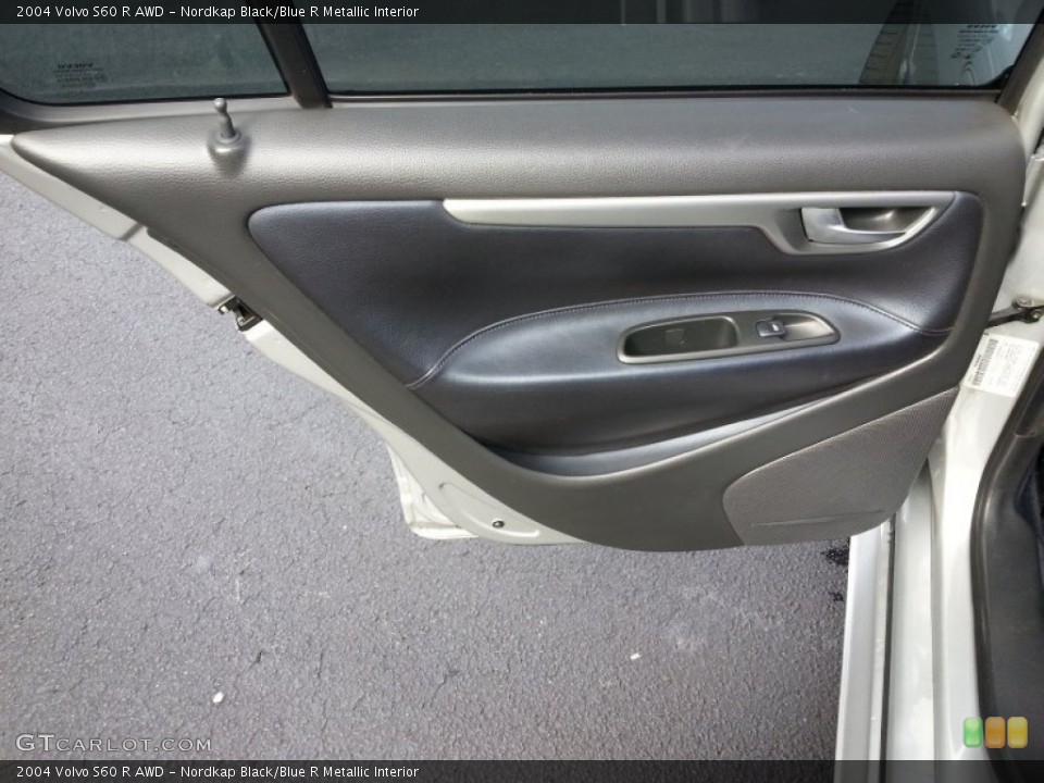 Nordkap Black/Blue R Metallic Interior Door Panel for the 2004 Volvo S60 R AWD #90043993