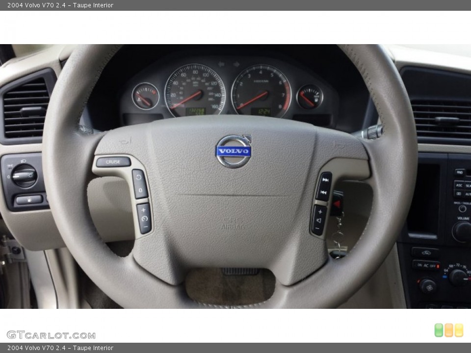 Taupe Interior Steering Wheel for the 2004 Volvo V70 2.4 #90044278