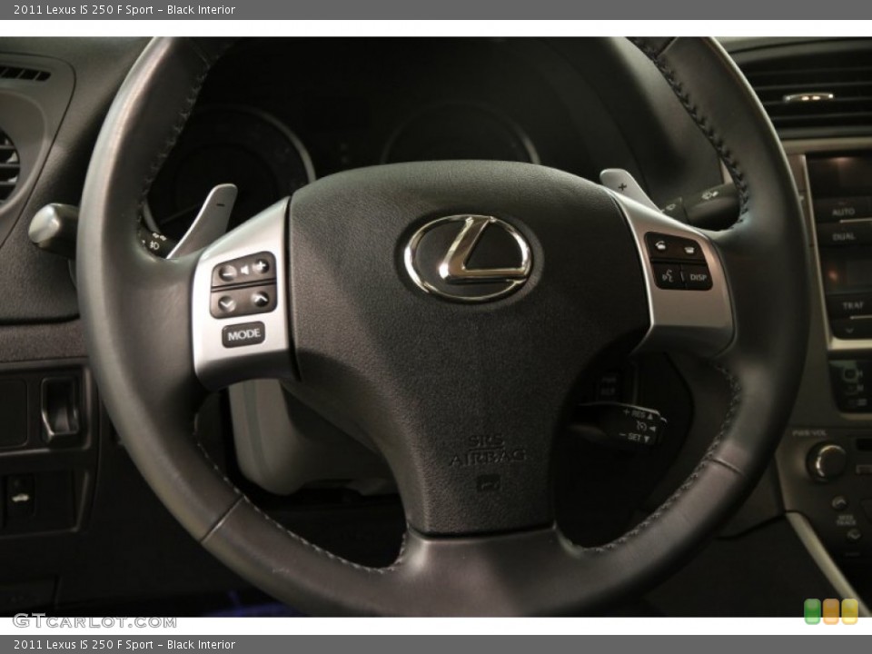 Black Interior Steering Wheel for the 2011 Lexus IS 250 F Sport #90044833