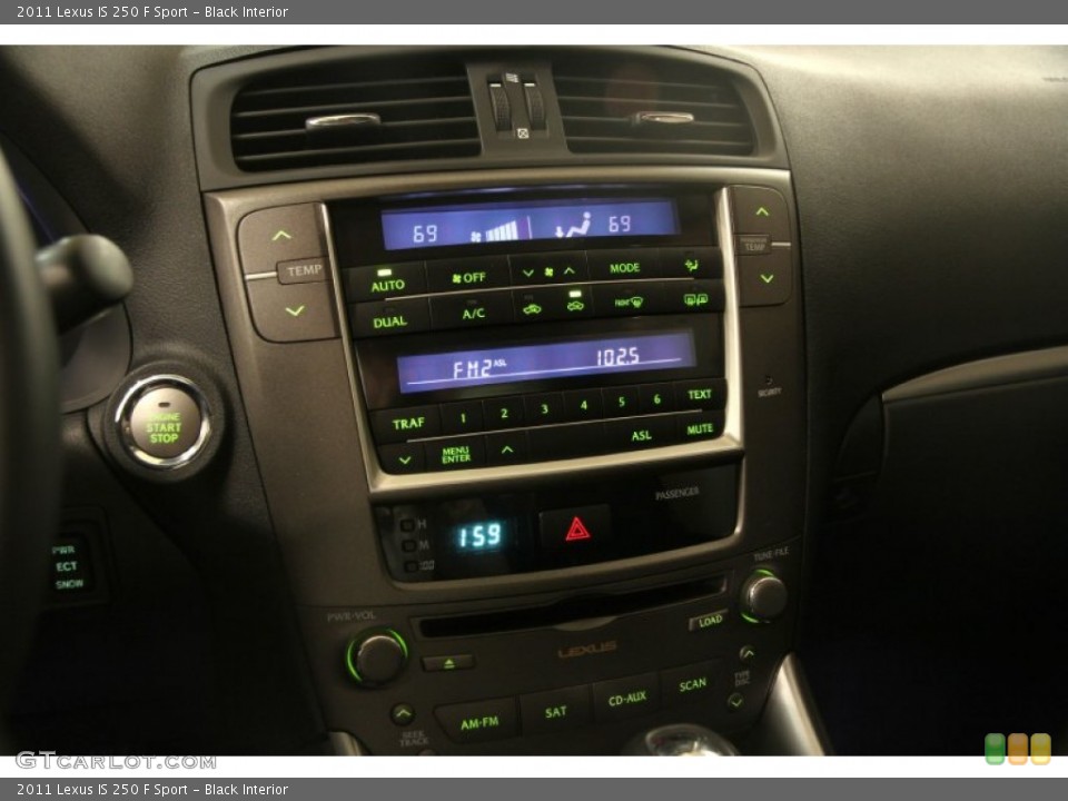 Black Interior Controls for the 2011 Lexus IS 250 F Sport #90044854