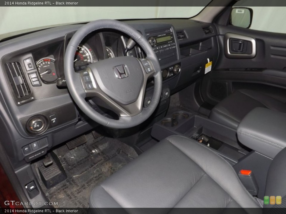Black 2014 Honda Ridgeline Interiors