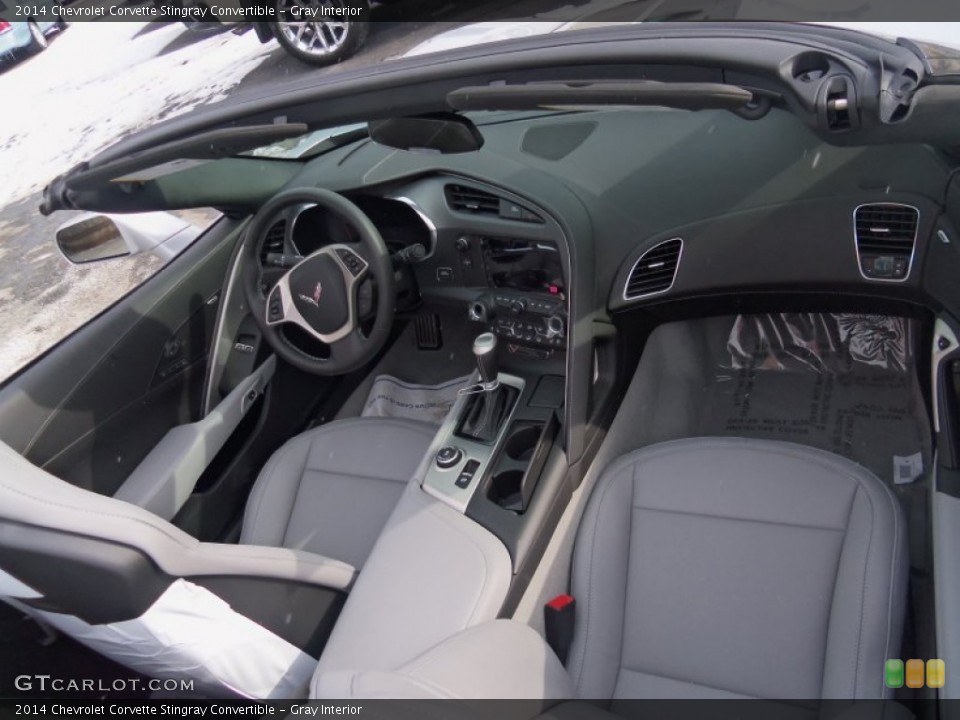 Gray Interior Photo for the 2014 Chevrolet Corvette Stingray Convertible #90051721