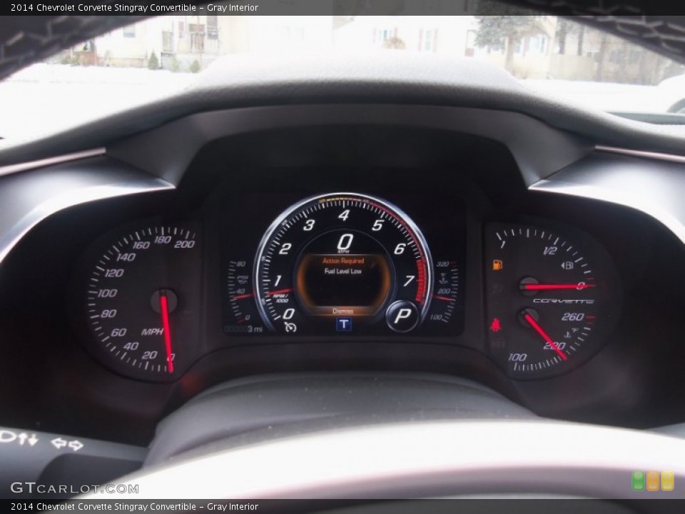 Gray Interior Gauges for the 2014 Chevrolet Corvette Stingray Convertible #90051868