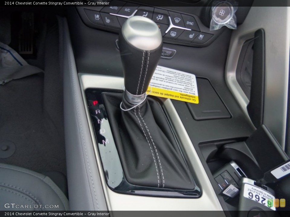Gray Interior Transmission for the 2014 Chevrolet Corvette Stingray Convertible #90051961