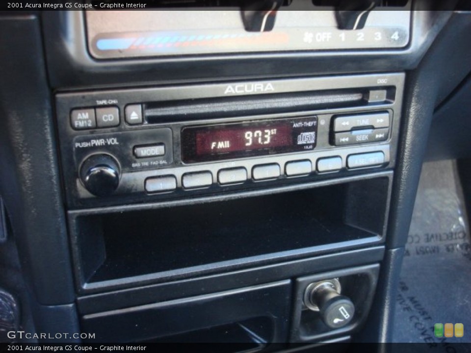 Graphite Interior Audio System for the 2001 Acura Integra GS Coupe #90054973