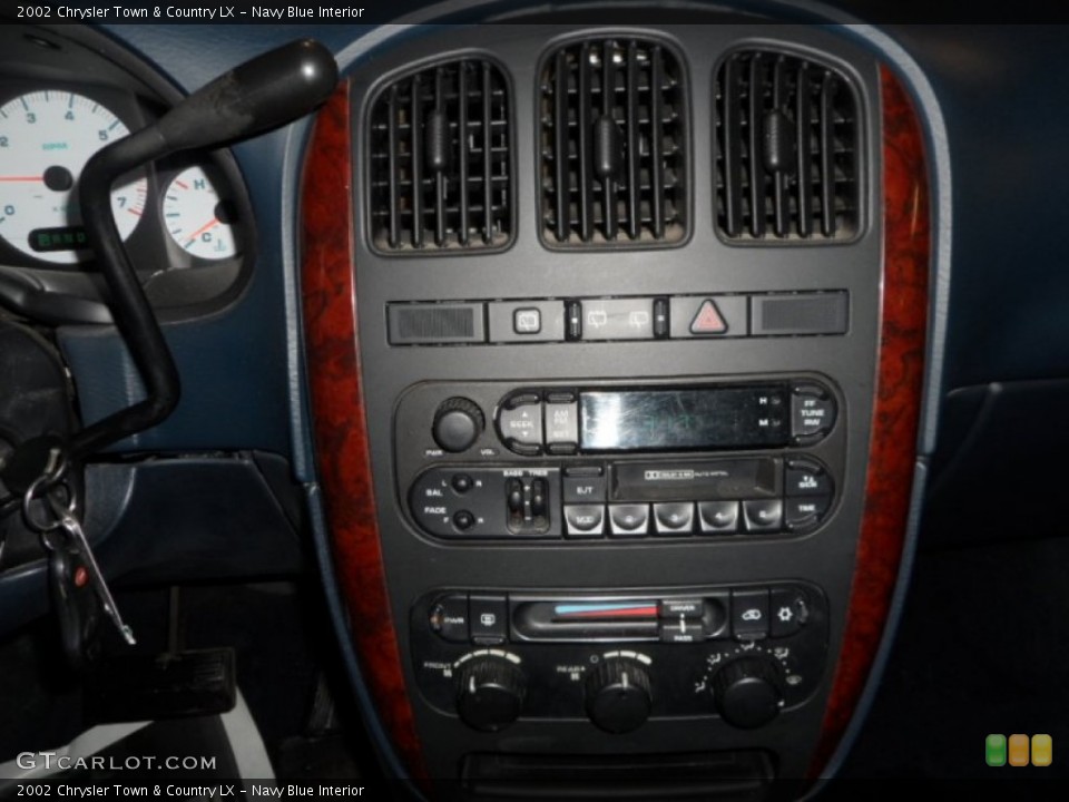 Navy Blue Interior Controls for the 2002 Chrysler Town & Country LX #90056409