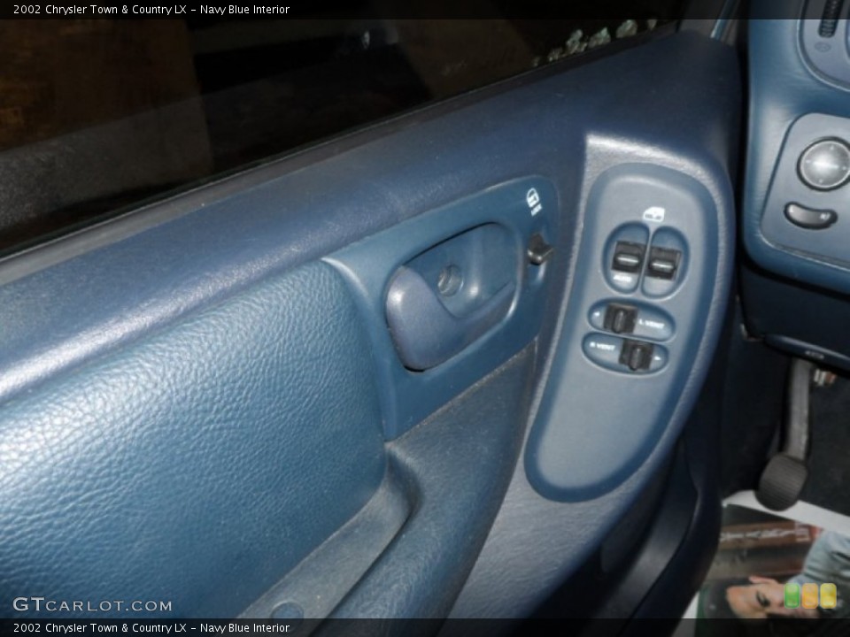 Navy Blue Interior Controls for the 2002 Chrysler Town & Country LX #90056470