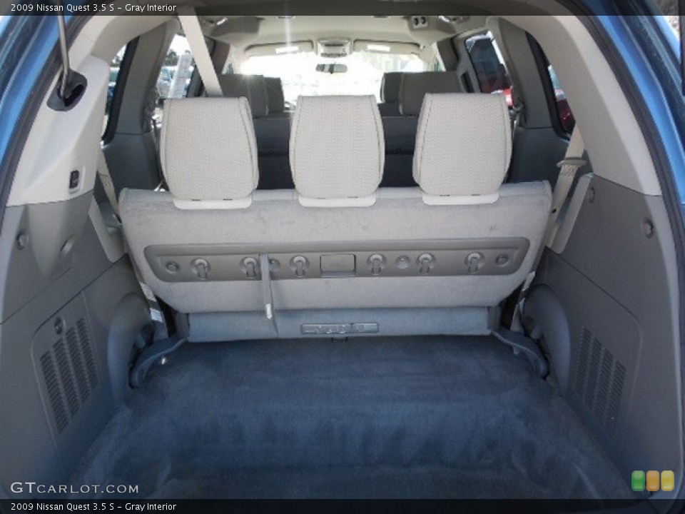 Gray Interior Trunk for the 2009 Nissan Quest 3.5 S #90059089