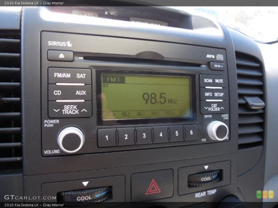 Gray Interior Audio System for the 2010 Kia Sedona LX #90059746