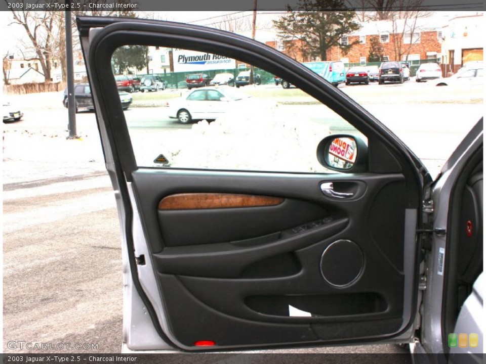 Charcoal Interior Door Panel for the 2003 Jaguar X-Type 2.5 #90059851