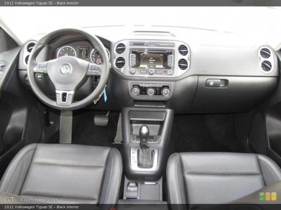 Black Interior Dashboard for the 2012 Volkswagen Tiguan SE #90068580