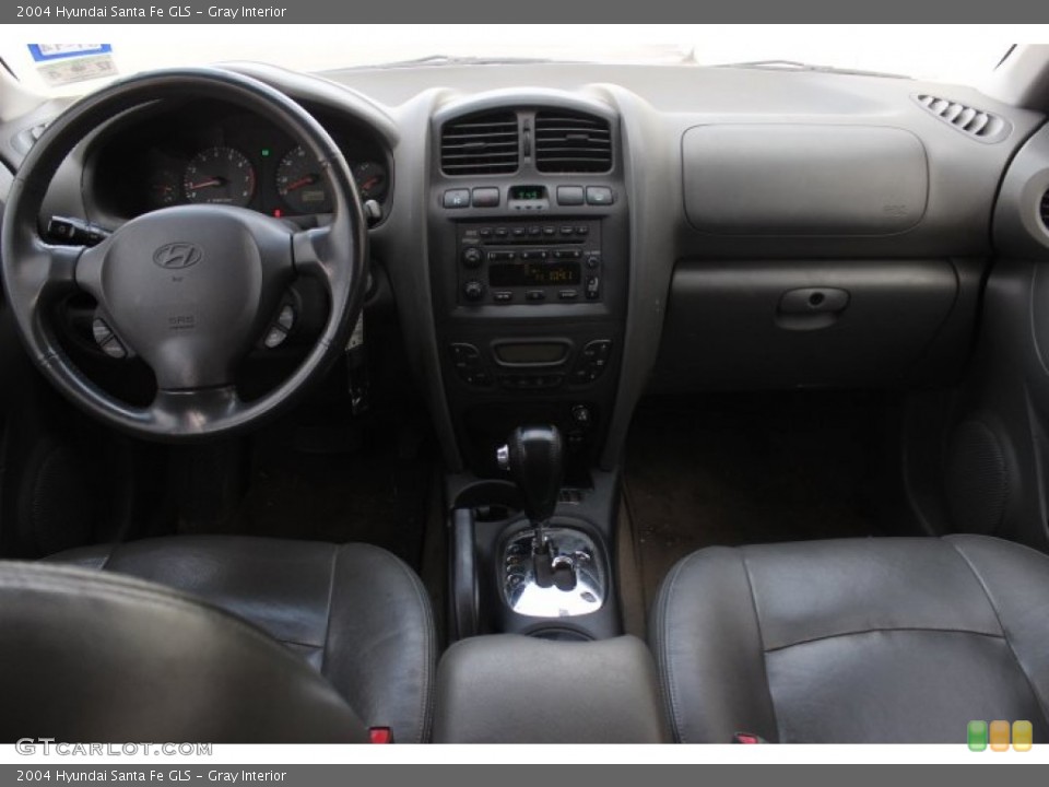 Gray Interior Dashboard for the 2004 Hyundai Santa Fe GLS #90068946