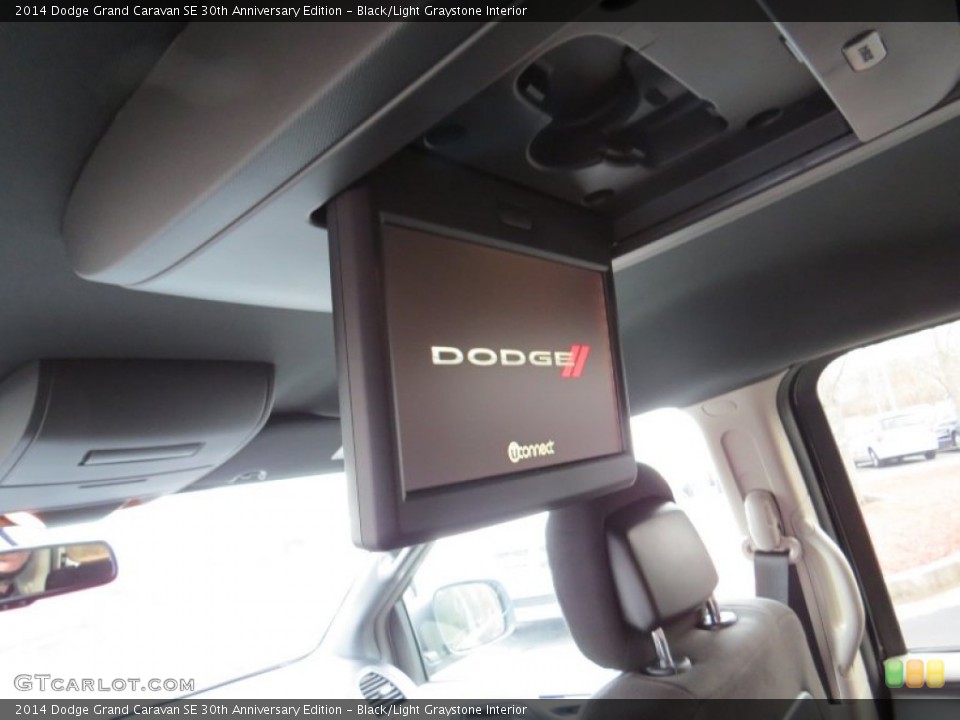 Black/Light Graystone Interior Entertainment System for the 2014 Dodge Grand Caravan SE 30th Anniversary Edition #90070107