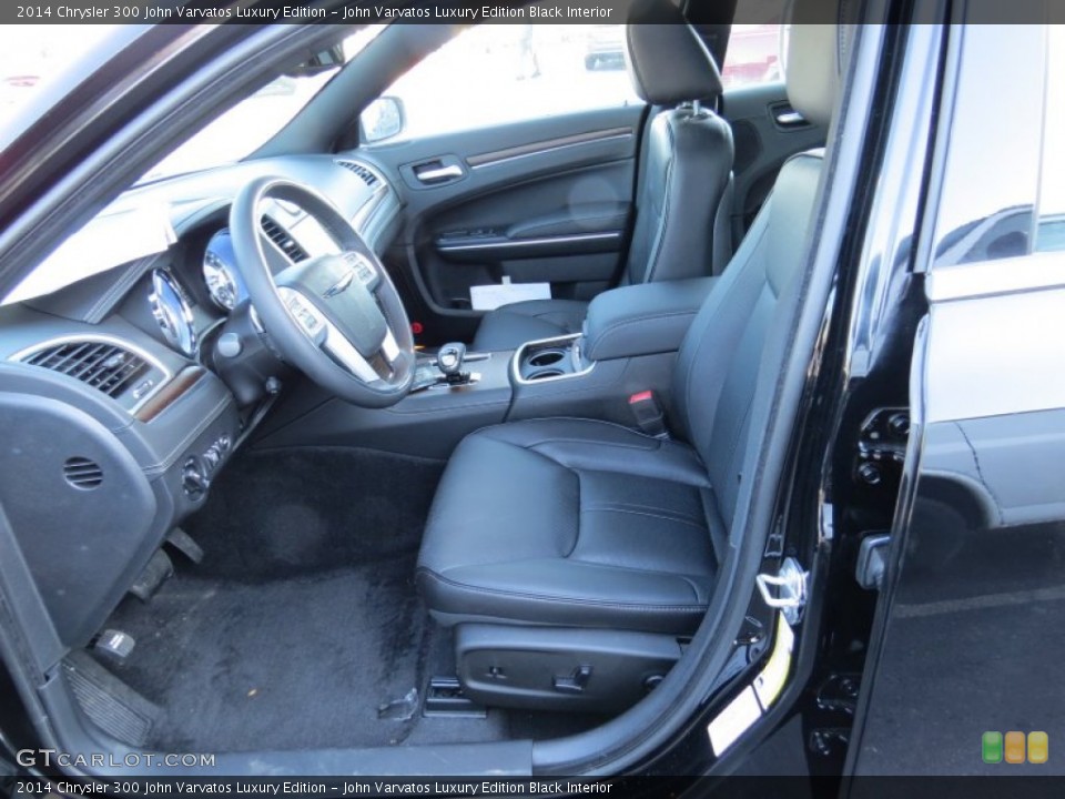 John Varvatos Luxury Edition Black Interior Front Seat for the 2014 Chrysler 300 John Varvatos Luxury Edition #90077295