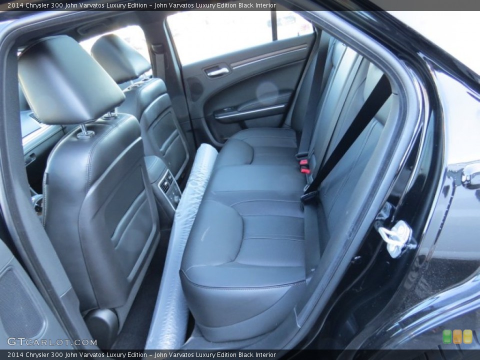 John Varvatos Luxury Edition Black Interior Rear Seat for the 2014 Chrysler 300 John Varvatos Luxury Edition #90077382