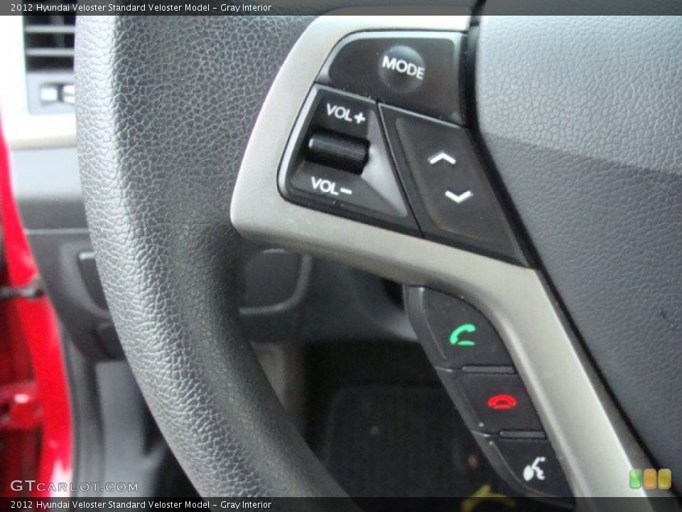 Gray Interior Controls for the 2012 Hyundai Veloster  #90078144