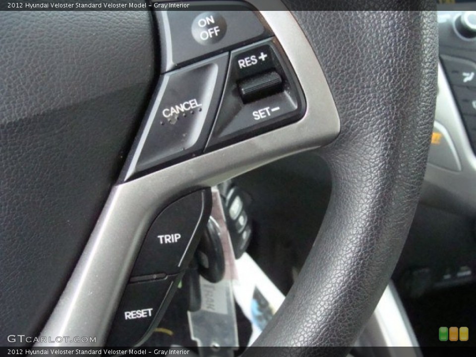 Gray Interior Controls for the 2012 Hyundai Veloster  #90078165