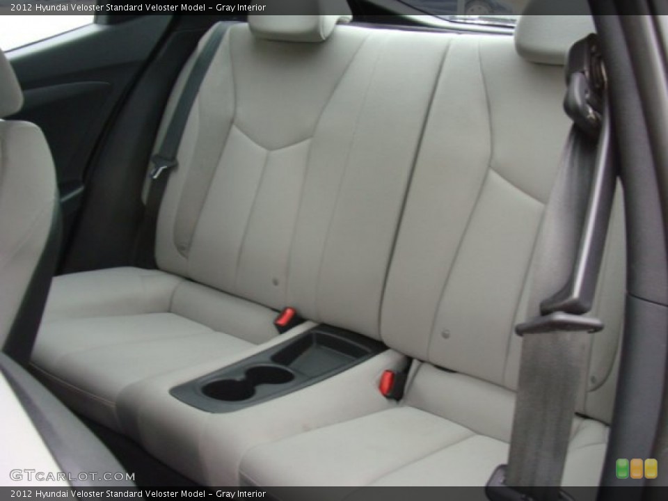Gray Interior Rear Seat for the 2012 Hyundai Veloster  #90078255
