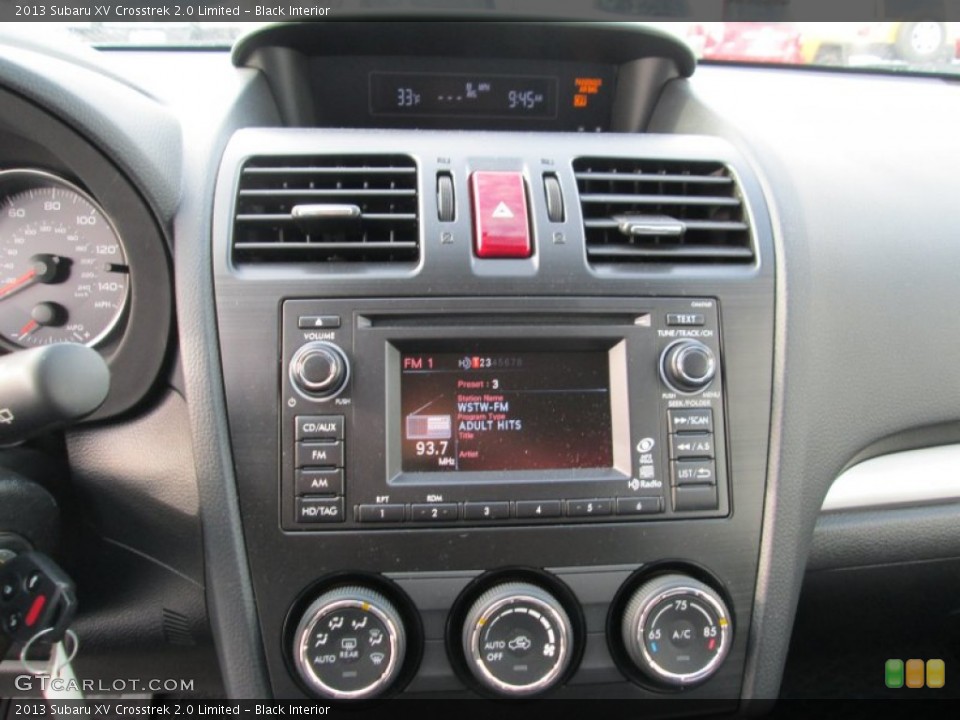 Black Interior Controls for the 2013 Subaru XV Crosstrek 2.0 Limited #90078711